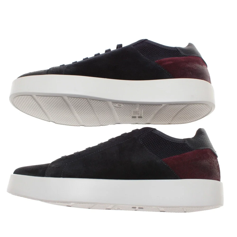 RFR Fabiano Ricci NWB Lace Up Sneakers Size 42.5 (US 9.5) in Navy Blue Suede
